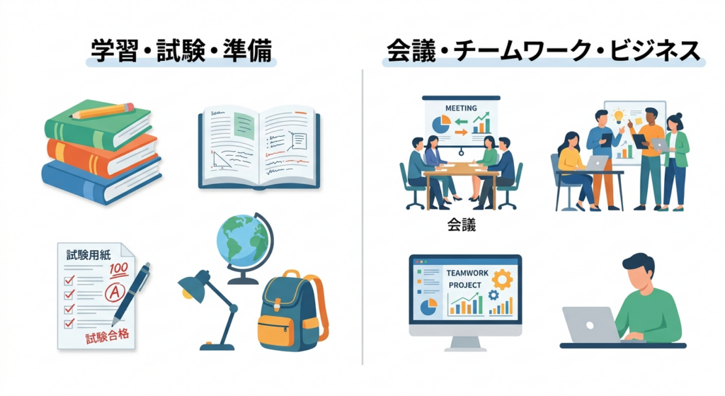 勉強と仕事