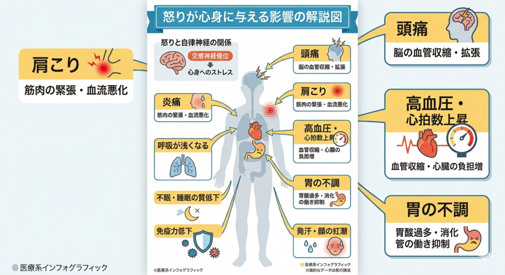 怒りの心身への影響