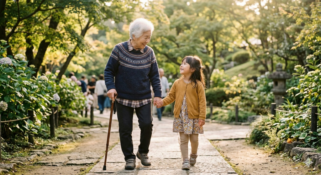 子どもと高齢者