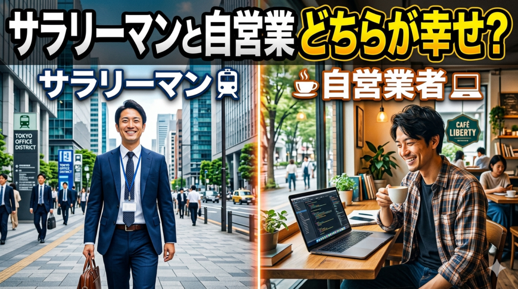 サラリーマンと自営業