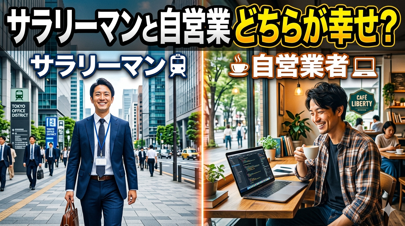サラリーマンと自営業