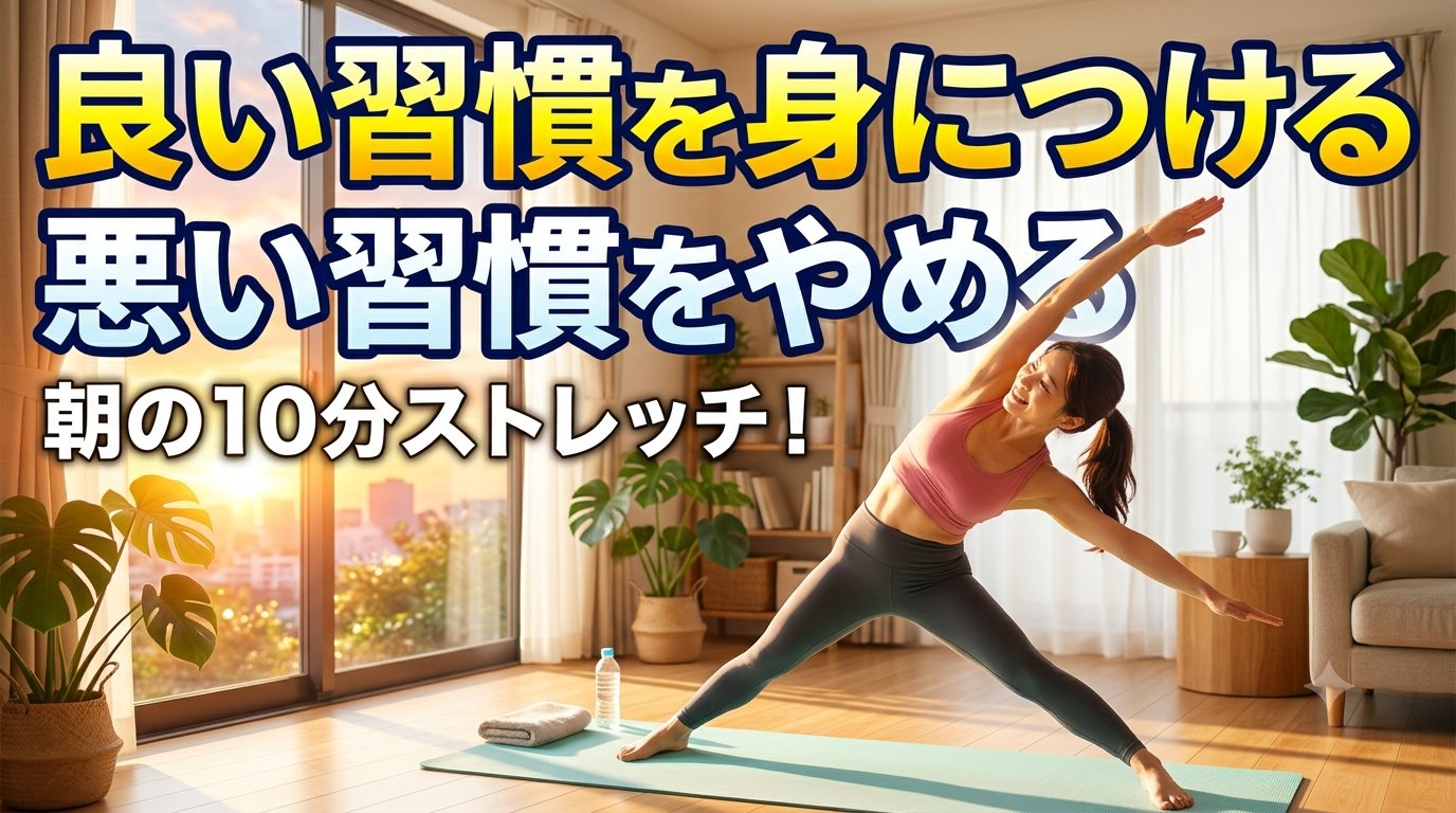 ストレッチをする人
