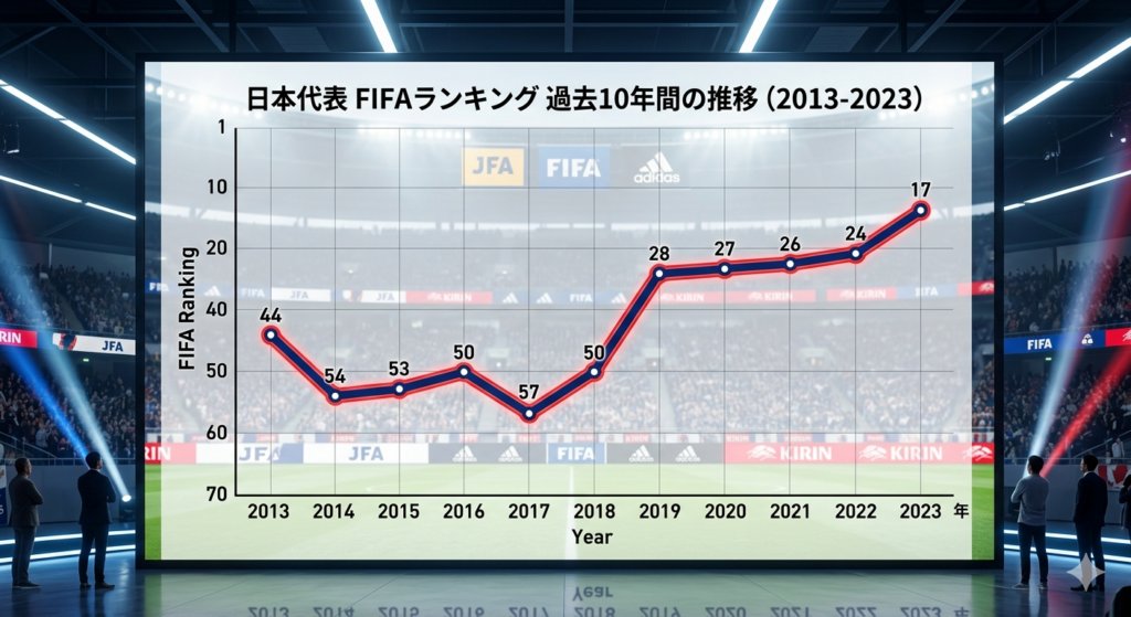 FIFAランクの推移