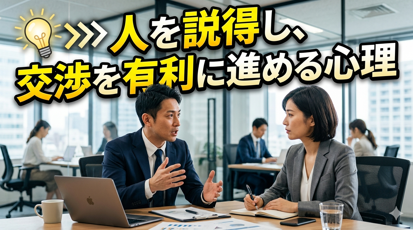 話し合う男女