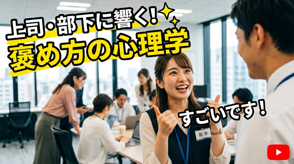 褒めている人