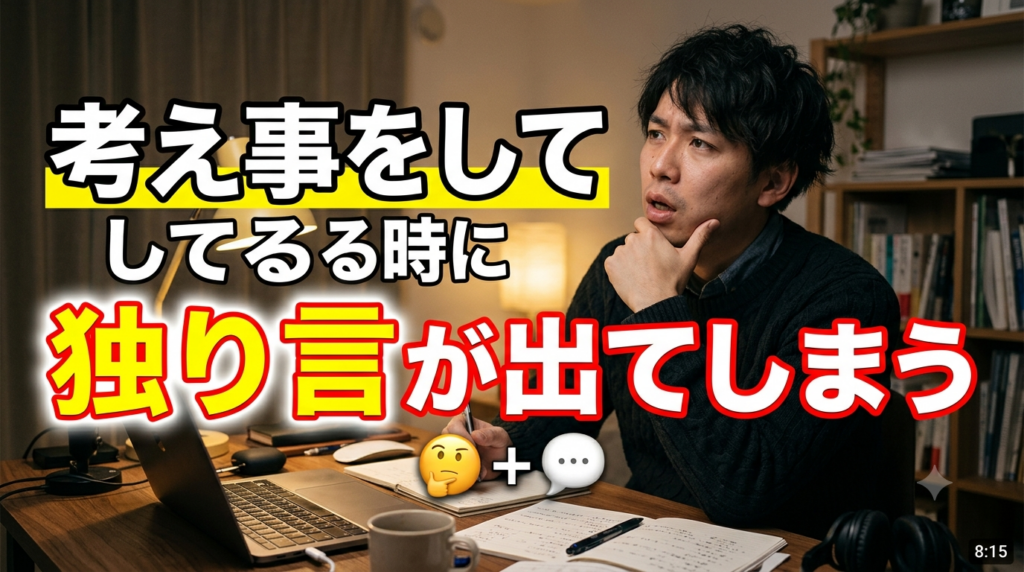 独り言を言う人