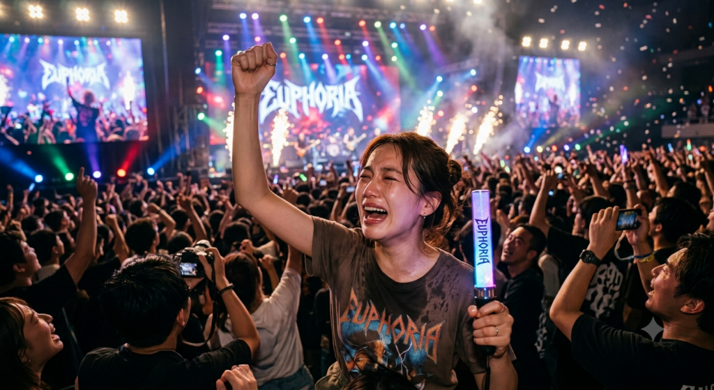 ライブで楽しむ人