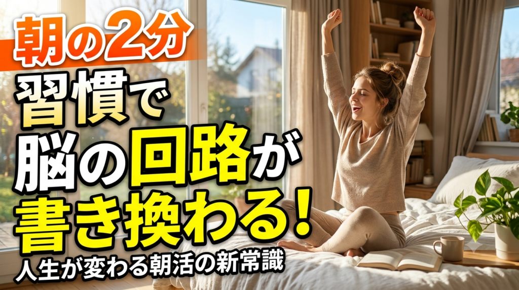 朝起きた人