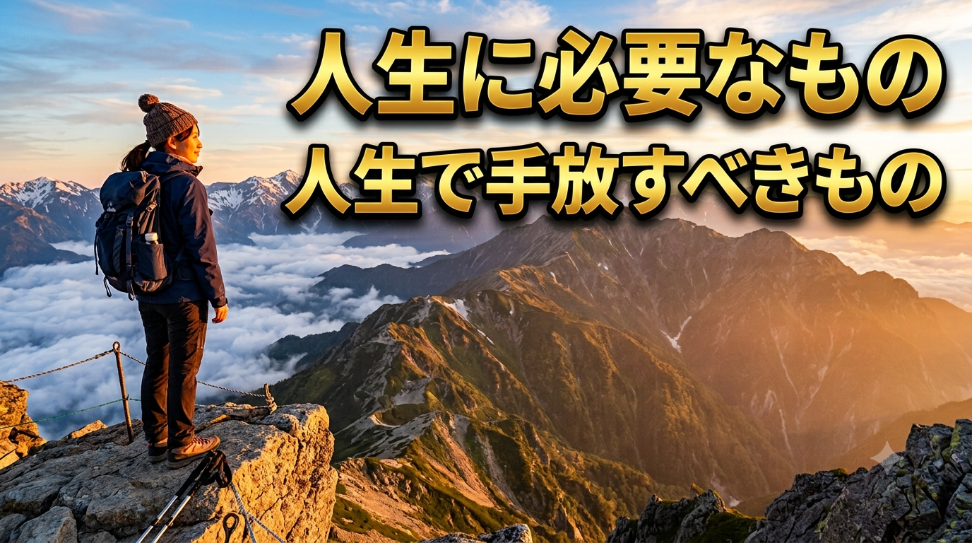 山の頂上にいる人