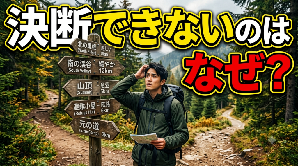 迷っている人