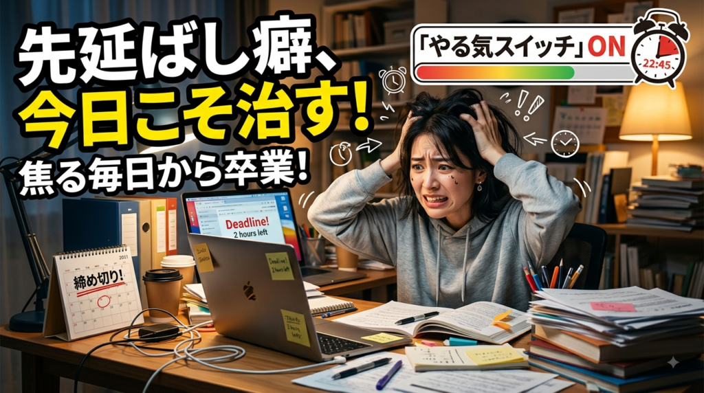 先延ばしする人