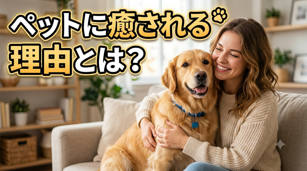 ペットに癒される人