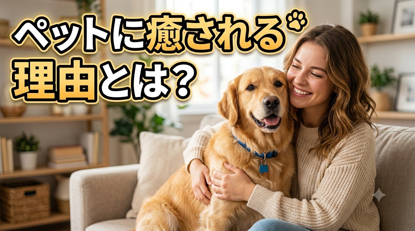 ペットに癒される人