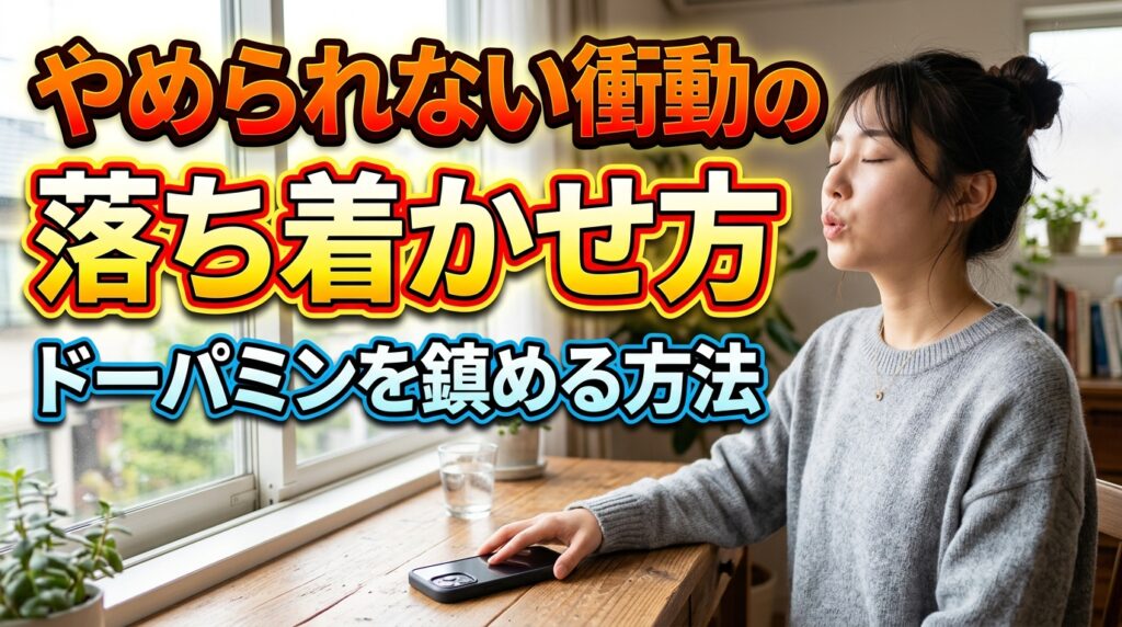 落ち着こうとする人