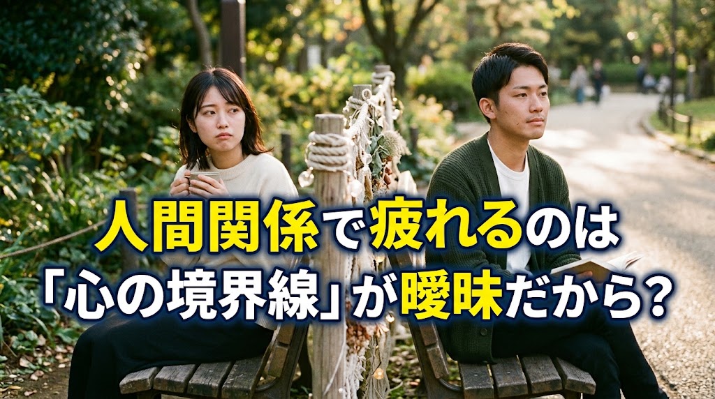 二人が離れて座っている
