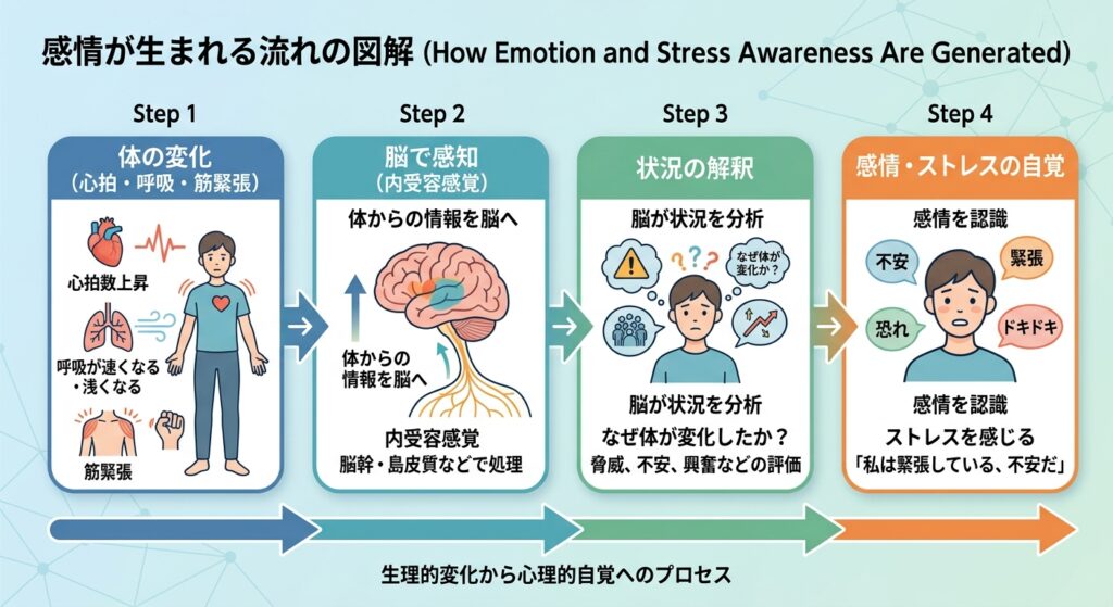 感情が生まれる流れ