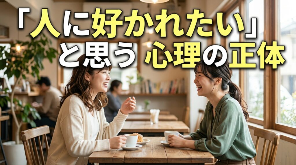 カフェで話す人